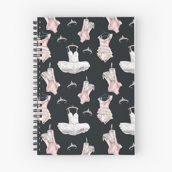 Item preview, Black Vintage Ballet dancer pattern designed and sold by reka88.
