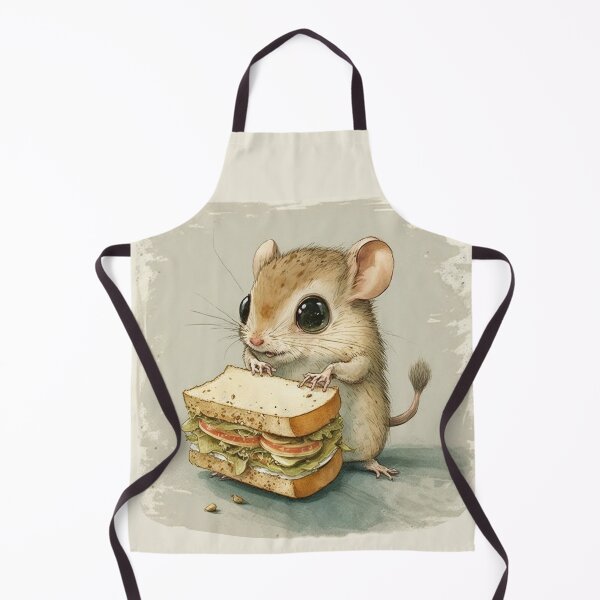 Artikelvorschau, Cute mouse eat a sandwich entworfen und verkauft von badbug.
