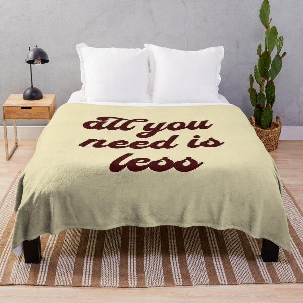 Item preview, All you need is less designed and sold by ArtBySymone.
