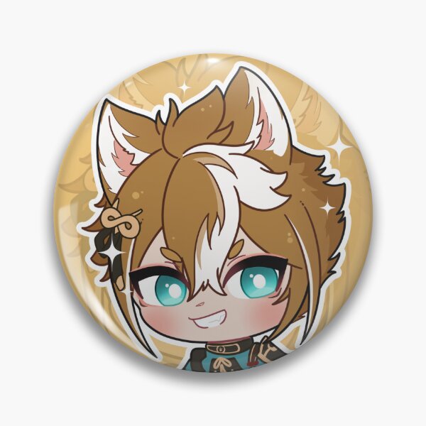 Item preview, Gorou Pin Button Badge designed and sold by hachigatsu.