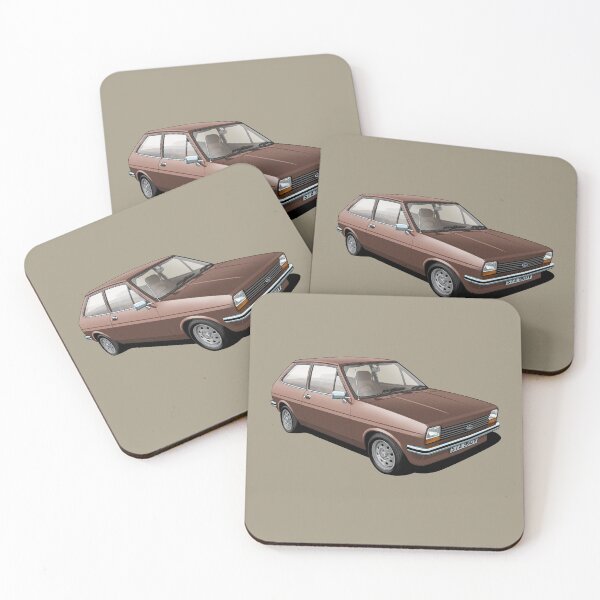 Artikelvorschau, Ford Fiesta Mk 1 in römischer Bronze entworfen und verkauft von candc-retro.