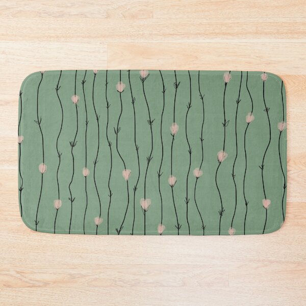 Item preview, Cactus inspired pattern with pink flowers designed and sold by pumpqin.