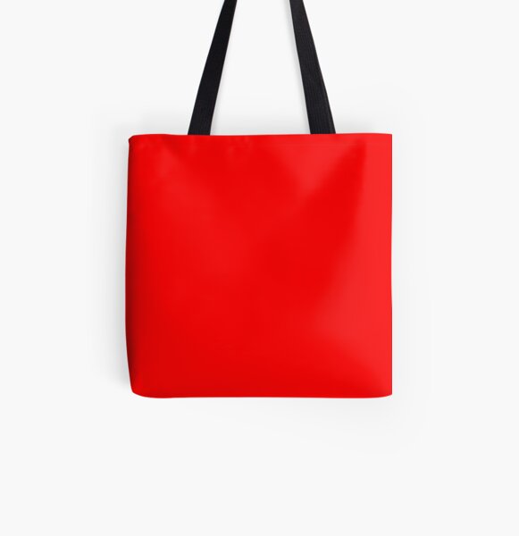 Fire Red Accent Solid Color Decor Tote Bag for Sale by Garaga
