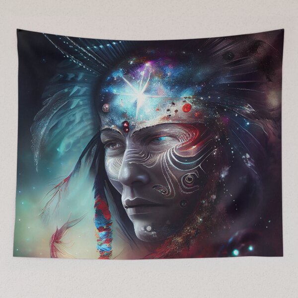 Item preview, Shaman portrait designed and sold by CEVmemories.