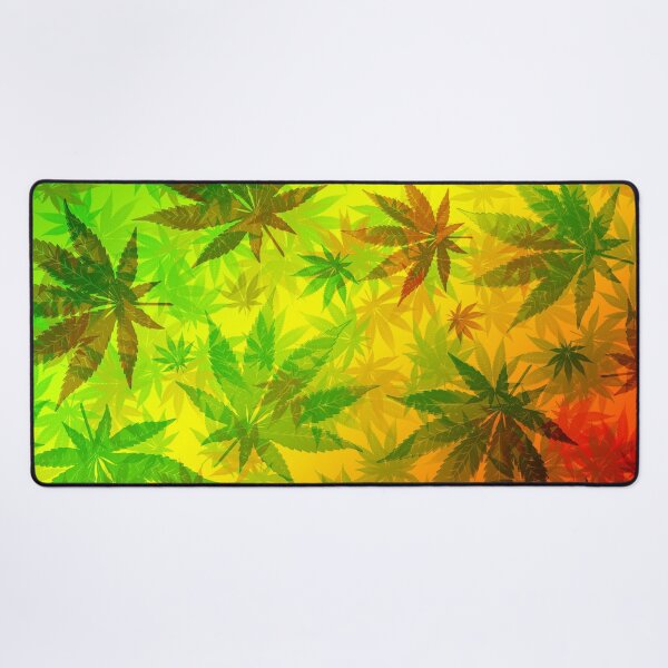 Item preview, Rasta Colors Leaves Nature Pattern designed and sold by BluedarkArt.