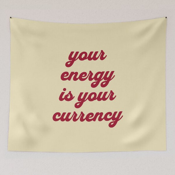 Item preview, Your Energy Is Your Currency designed and sold by ArtBySymone.