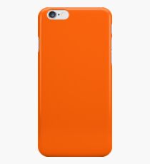 Festive Orange Accent Solid Color Decor iPhone 6 Case
