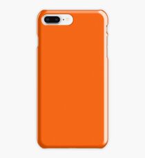 Festive Orange Accent Solid Color Decor iPhone 8 Plus Case