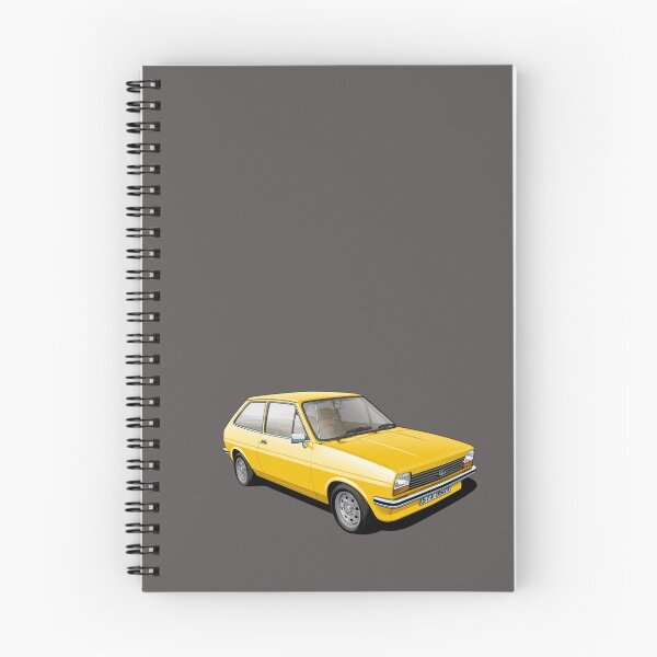 Artikelvorschau, Ford Fiesta Mk 1 in Signalgelb entworfen und verkauft von candc-retro.
