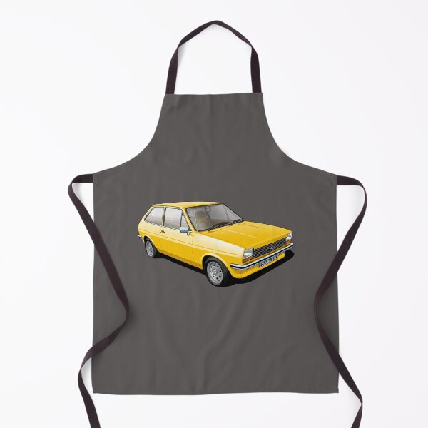 Artikelvorschau, Ford Fiesta Mk 1 in Signalgelb entworfen und verkauft von candc-retro.