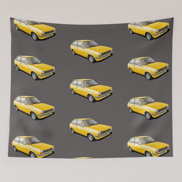 Item preview, Ford Fiesta Mk 1 in signal yellow designed and sold by candc-retro.