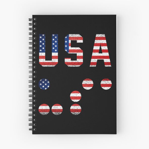 Item preview, USA Blind, USA Flag,Braille USA, Funny Gift designed and sold by MAZARDA.
