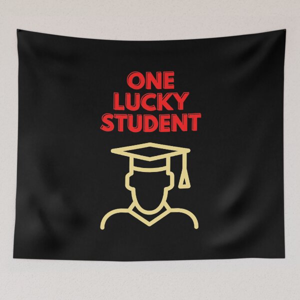 Item preview, One lucky student design designed and sold by DigitalMagShop.
