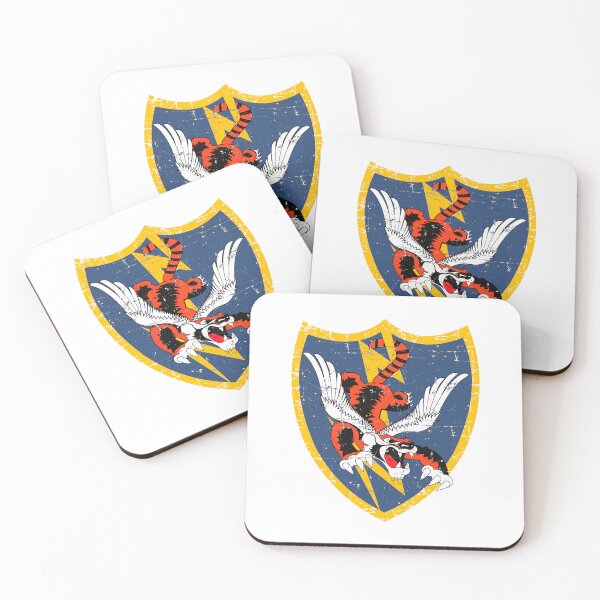 Item preview, AVG - Flying Tigers - Shield Patch - Grunge Style designed and sold by pzd501.