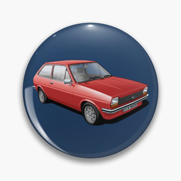 Artikelvorschau, Ford Fiesta Mk 1 in venezianischem Rot entworfen und verkauft von candc-retro.