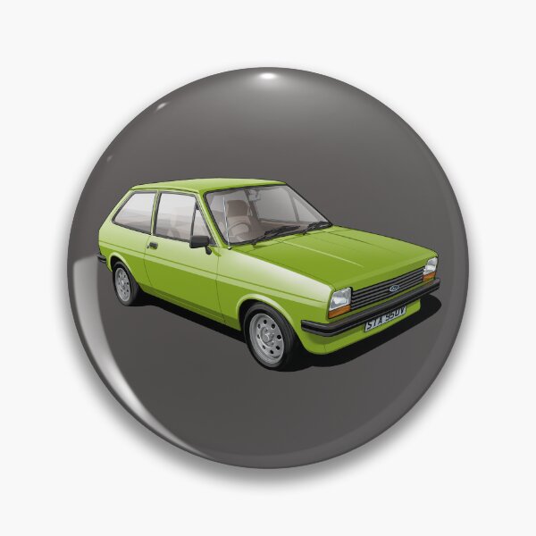 Artikelvorschau, Ford Fiesta Mk 1 in Javagrün entworfen und verkauft von candc-retro.