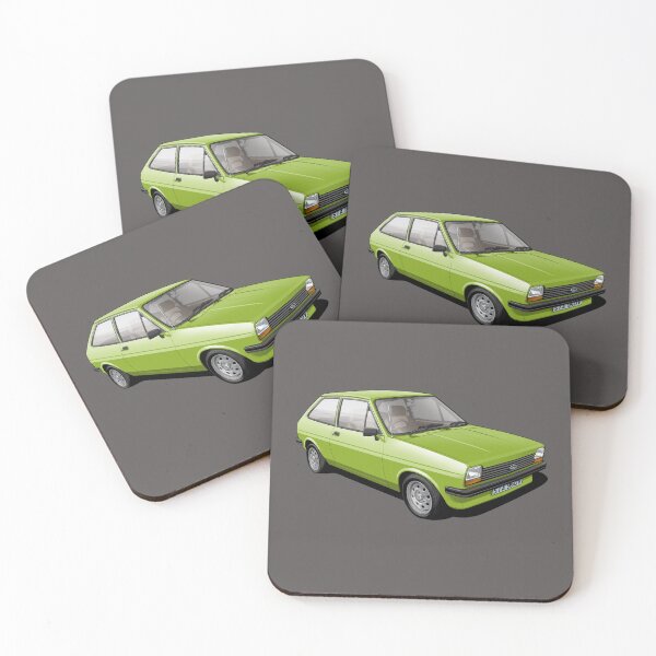 Artikelvorschau, Ford Fiesta Mk 1 in Javagrün entworfen und verkauft von candc-retro.