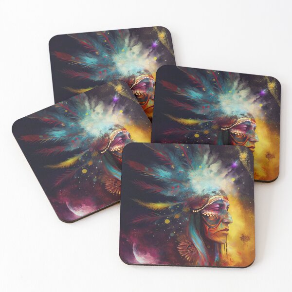 Item preview, Shaman portrait designed and sold by CEVmemories.
