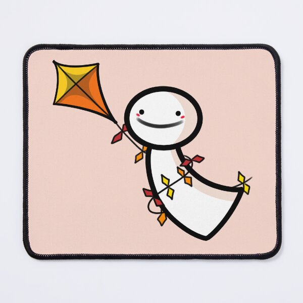 Item preview, Dream blob flying with a kite designed and sold by Vixydraws.