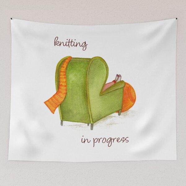 Item preview, Knitting in progress designed and sold by Brushstork.