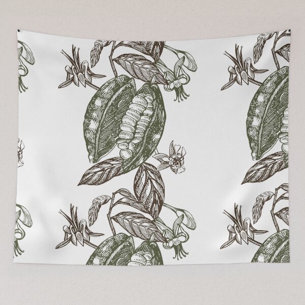 Item preview, Sketched hand drawn cacao beans designed and sold by Ann Astro.
