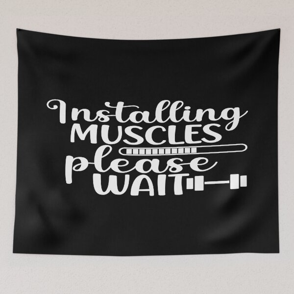 Item preview, Installing Muscles Please Wait designed and sold by phassystore.
