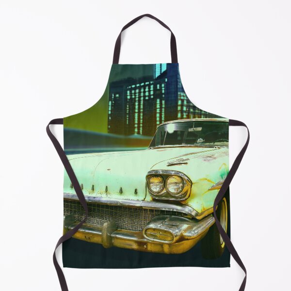 Item preview, Pontiac Chieftain from 1958 in the City designed and sold by Peter Kraaibeek | Generative Designs and Car Art.