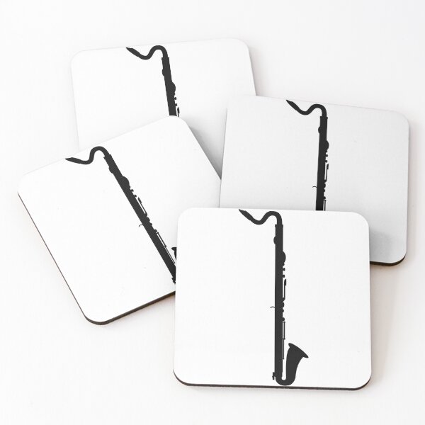 Item preview, Bass Clarinet Silhouette designed and sold by Rei-illustrates.