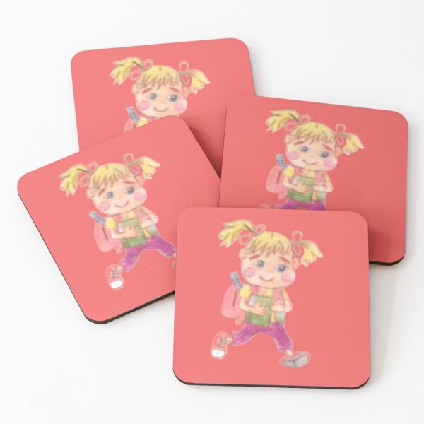 Item preview, Little Girl Going to School designed and sold by mila-ola.