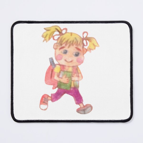 Item preview, Little Girl Going to School designed and sold by mila-ola.