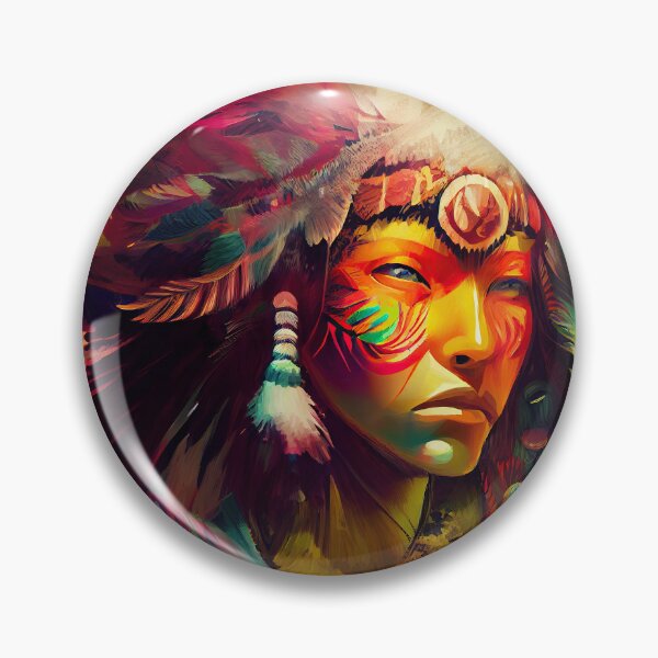 Item preview, Shaman portrait designed and sold by CEVmemories.
