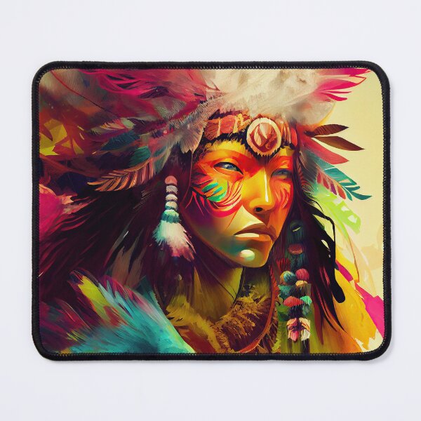 Item preview, Shaman portrait designed and sold by CEVmemories.