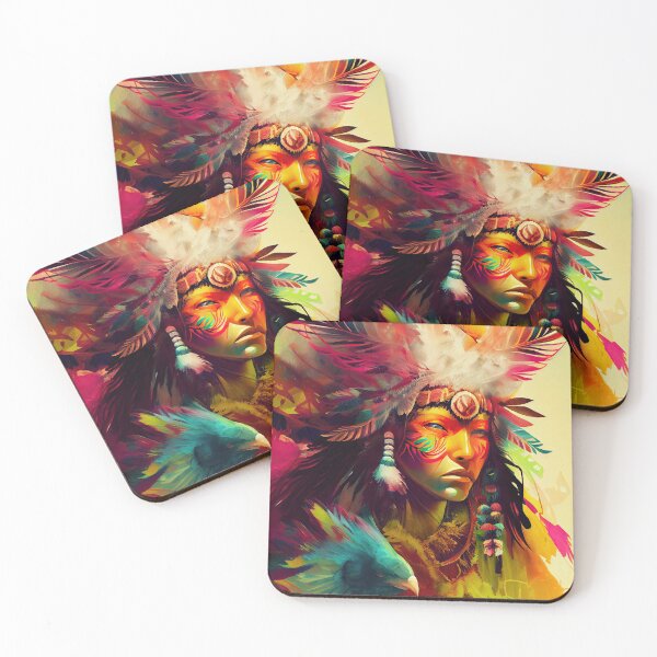 Item preview, Shaman portrait designed and sold by CEVmemories.