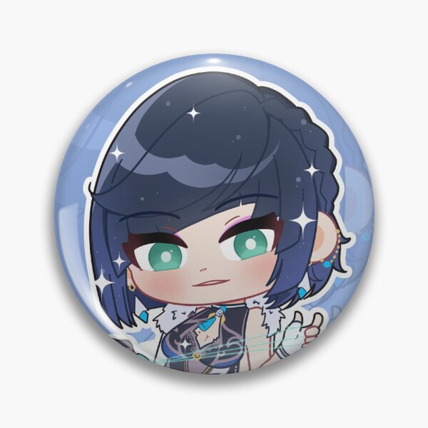 Item preview, Yelan Pin Button Badge designed and sold by hachigatsu.