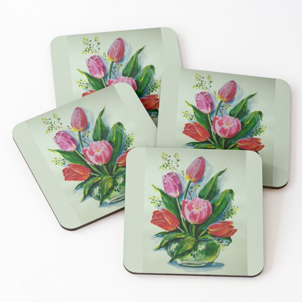 Item preview, Bouquet of Tulips in a Glass Vase  designed and sold by JeLoTall.