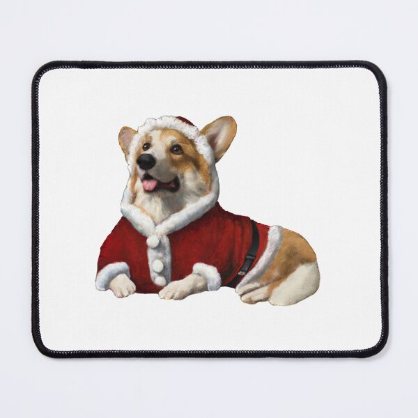 Item preview, Christmas Corgi Painting | Beautiful Dog Art designed and sold by Portraits of Dogs.
