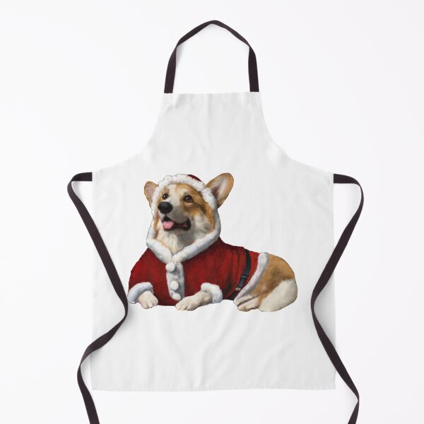 Item preview, Christmas Corgi Painting | Beautiful Dog Art designed and sold by Portraits of Dogs.