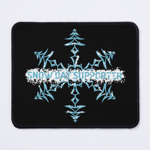 Item preview, Snow Day Supporter / Blue Snowflake no. 3 designed and sold by AgnieshkaSiwek.