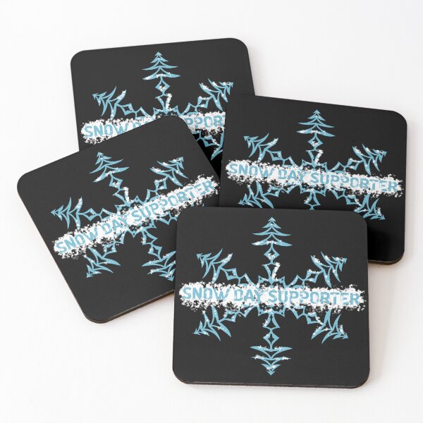 Item preview, Snow Day Supporter / Blue Snowflake no. 3 designed and sold by AgnieshkaSiwek.