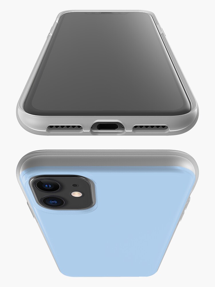 Alternate view of Baby Blue Solid Color Decor iPhone Case & Cover