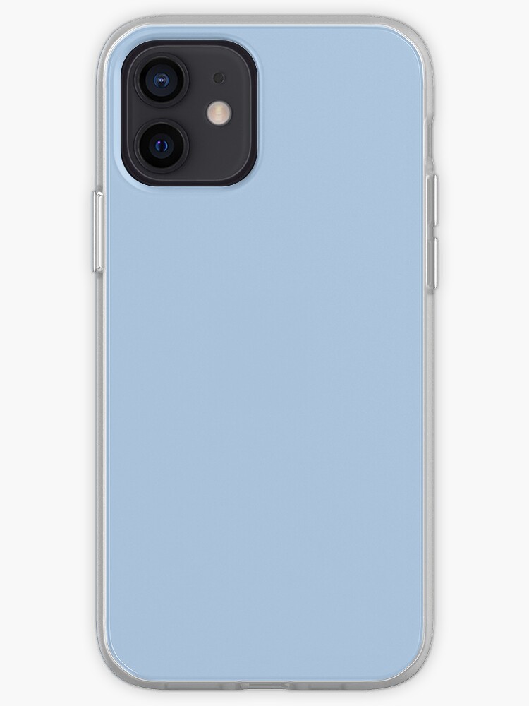 Decor De Couleur Unie Bleu Bebe Coque Iphone