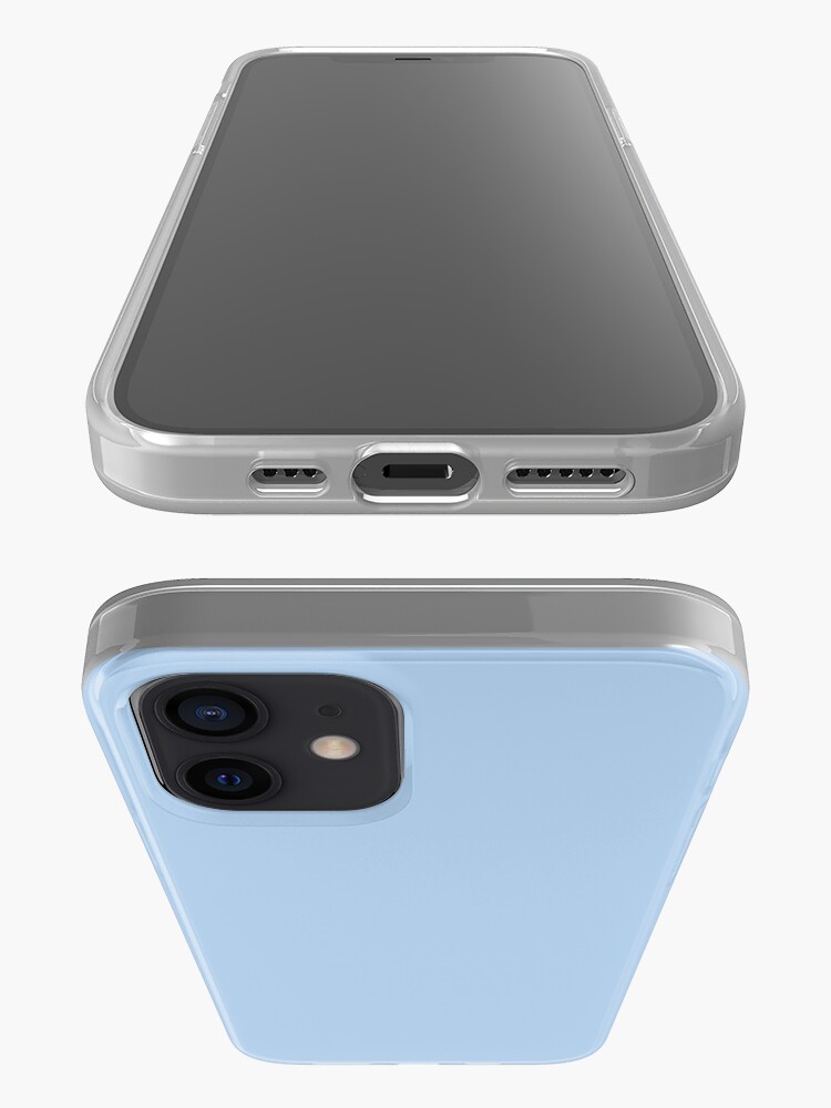 Alternate view of Baby Blue Solid Color Decor iPhone Case & Cover