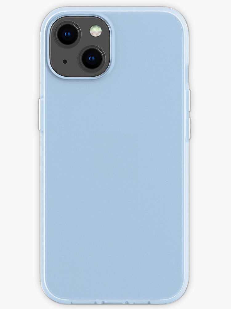 Baby Blue Solid Color Decor Iphone Case For Sale By Garaga Redbubble