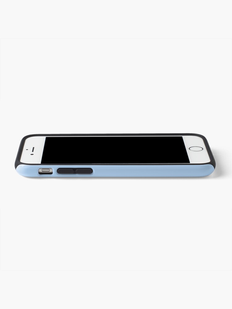 Alternate view of Baby Blue Solid Color Decor iPhone Case & Cover