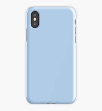 Baby Blue Solid Color Decor iPhone Case/Skin