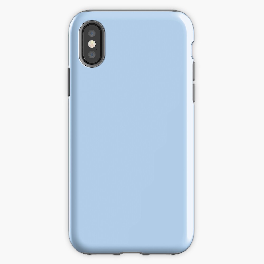"Baby Blue Solid Color Decor" iPhone Case & Cover by Garaga Redbubble