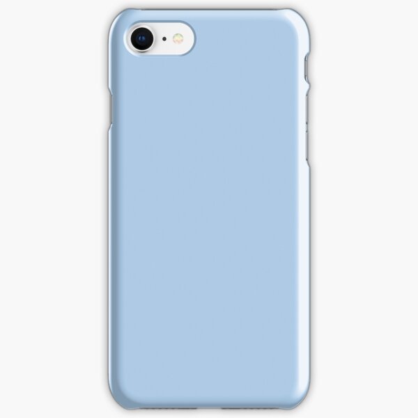 Baby Blue Solid Color Decor iPhone Snap Case