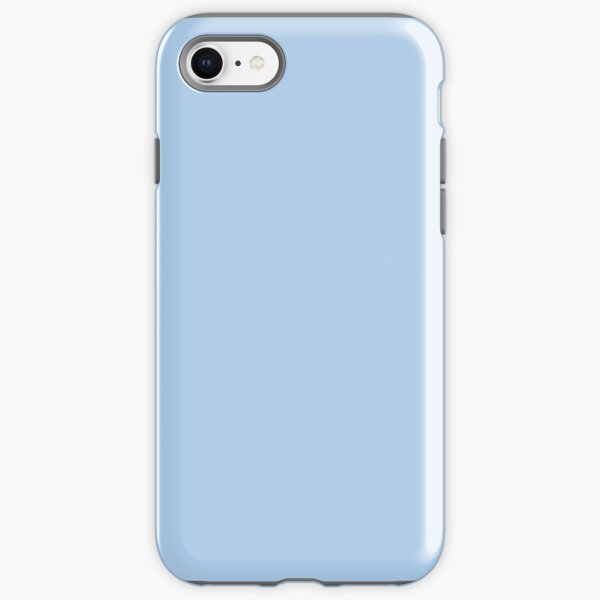 Baby Blue Solid Color Decor iPhone Tough Case