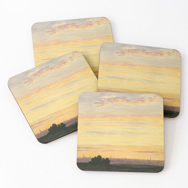 Item preview, Sunset painting, Sunset Artwork, City and Sunset designed and sold by danaJG.