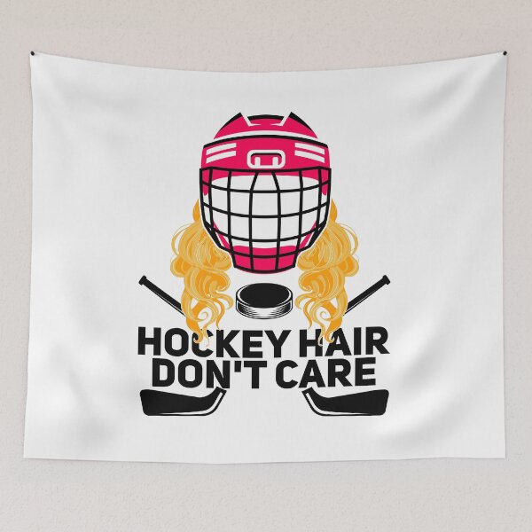 Artikelvorschau, Lustiges Hockey-Haar ist egal Eishockey-Mädchen-Spieler-Torwart entworfen und verkauft von rifatart.